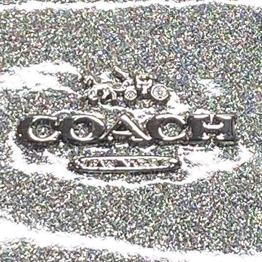 Coach Sparkle Glossy Wristlet Wallet Silver image number 5