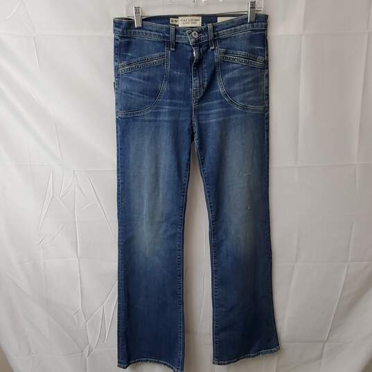 Nili Lotan Francois Boot Cut Blue Jeans Size 29 image number 1