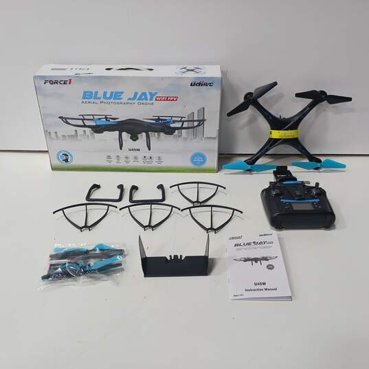 Blue Jay Aerial Photography Drone U45W Untested IOB image number 1