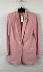 NWT Express Womens Pink Long Sleeve Single-Breasted Blazer Jacket Size Small image number 1