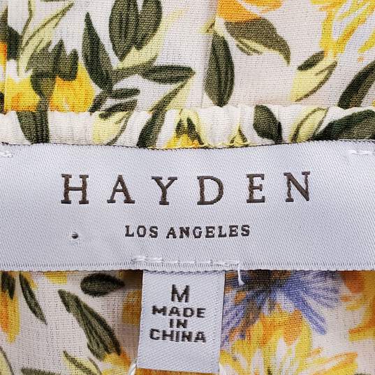 Hayden Women Floral Sleeveless Top M NWT image number 3