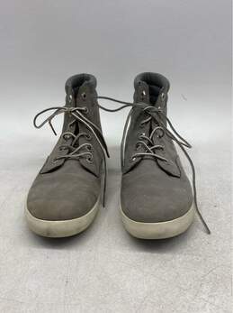 Timberland Women Grey Leather Boots - Size 8 - Excellent Condition