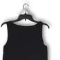 Theory Womens Shift Dress Scoop Neck Sleeveless Side Zip Knee Length Black Sz 8 image number 4