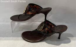Tori Burch Brown Womens Sandals Size 6.5