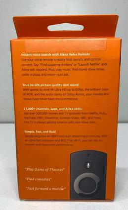 Amazon Fire TV 4K Ultra HD and Alexa Voice Remote (3rd Generation) NEW SEALED alternative image