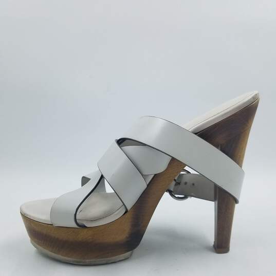 Gucci White Strappy Heel Women 7.5 image number 1
