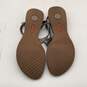 Cole Haan Womens D38172G Silver Adjustable Strap Thong Sandals Size 6.5 B image number 3