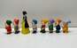 Hand painted Disney Lot Of 8 Snow White And Dwarves Rubber Squeaky Toys image number 3