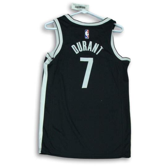Nike NBA Brooklyn Black White Sleeveless Jersey # 7 Durant Size S image number 2