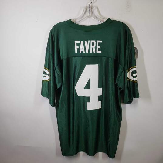 Buy the Mens Brett Favre Short Sleeve Football-NFL Jersey Size Large