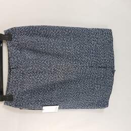 Calvin Klein Petites Women Blue Skirt Mid with Slip S 4 NWT alternative image