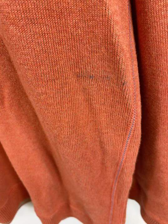 NWT Tommy Bahama Mens Orange Tight-Knit Long Sleeve Pullover Sweater Size XL image number 1