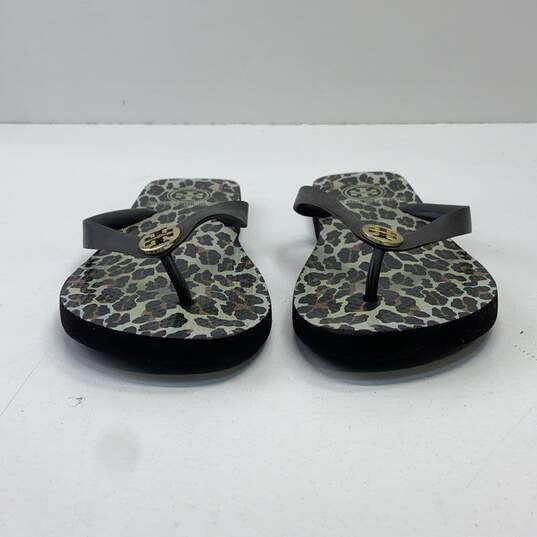 Tory Burch Leopard Print Thong Sandals Size 7 M image number 2