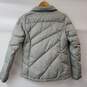 The North Face Silver Full Zip Quilted Puffer Jacket S/P image number 3