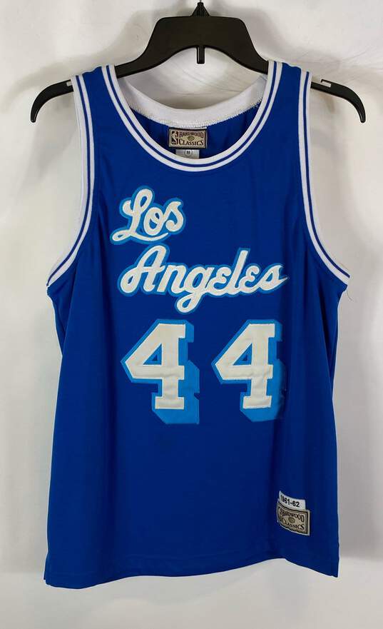 Hardwood Classics Los Angeles Lakers #44 Jerry West Jersey - M image number 1