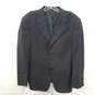 Armani Collezioni Black Wool Blazer Jacket Men's Size 42 image number 1