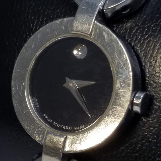 Movado Rondilo 10447988 24mm Sapphire Crystal Museum Dial Watch 48.0g image number 3