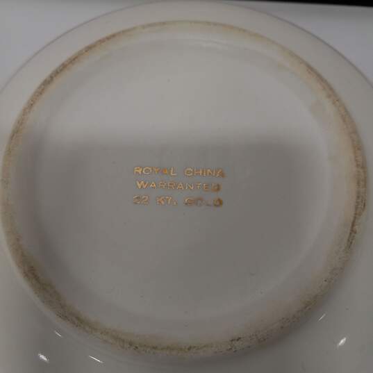 Lot of Royal China Warranted 22Kt. Gold Dishes image number 4