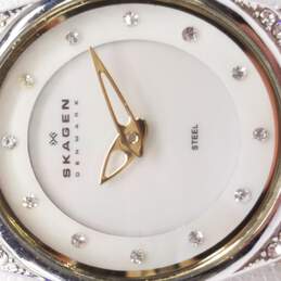 Skagen 686XSGSC MOP & Crystal Stainless Steel Watch alternative image