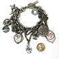 Designer Lucky Brand Silver-Tone Link Chain Classic Multiple Charm Bracelet image number 3