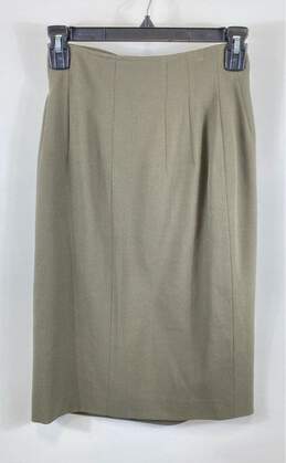 GUCCI Olive Green Pencil Skirt - Size 38 (US 8) alternative image