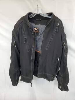 Mn Fieldsheer Moto Riding Technical Armored Jacket Black Sz 2XL