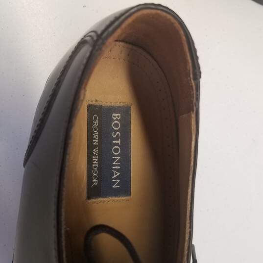 Bostonian Black Leather Oxford Dress Shoes Men's Size 9.5 D image number 8