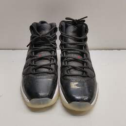 Nike Jordan 11 Retro 72-10 (GS) 378038-002 Black Size 6.5Y Women Size 8