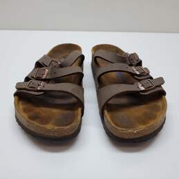 Birkenstock Leather Soft Footbed Sandals Sz L8/M6