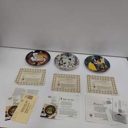 Lot of Eight Edwin m. Knowles 'Walt Disney' Snow White Collectors  Plates alternative image