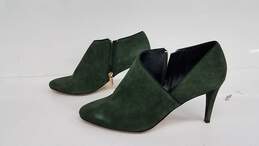 Karl Lagerfeld Green Suede Booties Size 8.5