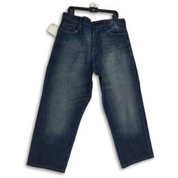 NWT Calvin Klein Jeans Mens Dark Blue Denim Straight Leg Jeans Size 40