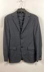 COS Mens Gray Single Breasted Coat And Straight Leg Pant 2 Piece Suit Size 46 image number 2