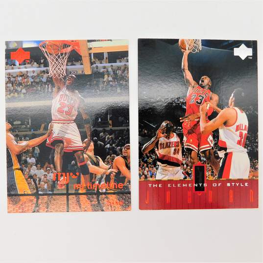 5 Michael Jordan Basketball Cards Chicago Bulls image number 4