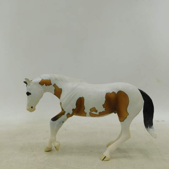 Peter Stone 1998 ISH Ideal Stock Horse Paint White W/ Tan Spots image number 3