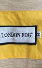 London Fog Mens Yellow Long Sleeve Pockets Hooded Full Zip Rain Coat Size Medium image number 3