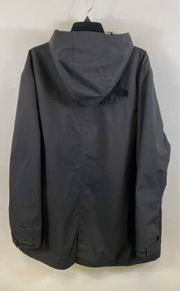 The North Face Mens Black Pockets Long Sleeve Hooded Rain Coat Size XXL alternative image