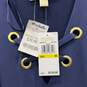 NWT Michael Kors Womens Blue Tie Neck Sleeveless Maxi Dress Size Medium image number 5