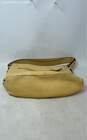 Coach Womens Yellow Leather Inner Pockets Lined Flap Over Turnlock Shoulder Bag image number 5