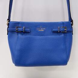 Kate Spade Blue Leather Brandy Crossbody Bag Handbag Purse alternative image