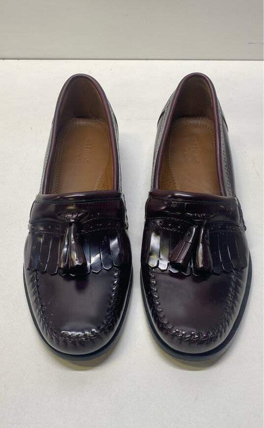 G.H. Bass & Co Leather Tassel Loafers Burgundy 10.5 image number 5