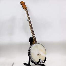 Estrada Brand 5-String Open-Back Wooden Banjo