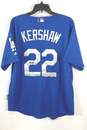 SIGNED Majestic Men's Los Angeles Dodgers Blue Clayton Kershaw #22 Jersey 2XL image number 2