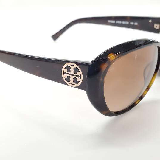 Tory Burch Havana Brown Cat Eye Sunglasses TY7005 image number 8