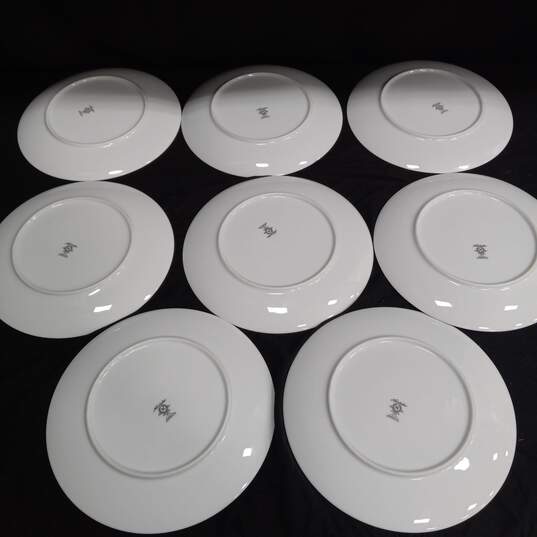 Set of 8 Vintage Noritake Annabelle Dinner Plates 6856 image number 3