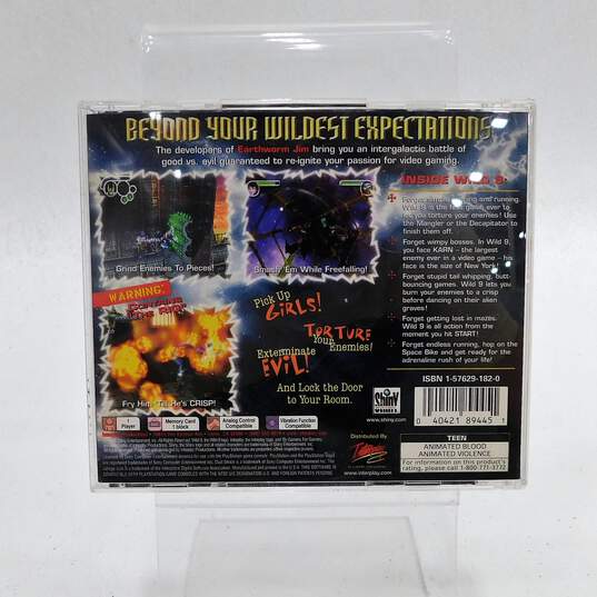 Wild 9 Sony PlayStation PS1 CIB image number 2