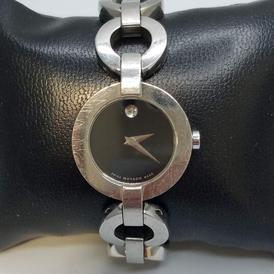 Movado Rondilo 10447988 24mm Sapphire Crystal Museum Dial Watch 48.0g image number 1