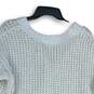 Free People Womens White V-Neck Long Sleeve Pullover Sweater Size SP image number 4