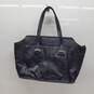 Coach Women's Black Leather Tote Style Shoulder Bag image number 2