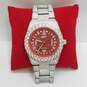GLD 42mm WR 5ATM CZ Stones Stainless Steel Watch image number 1